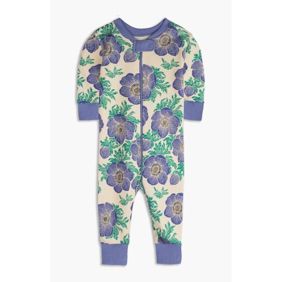 Mightly 100% Organic Cotton Print Snug Fit Baby Pajamas - Picture 1 of 2